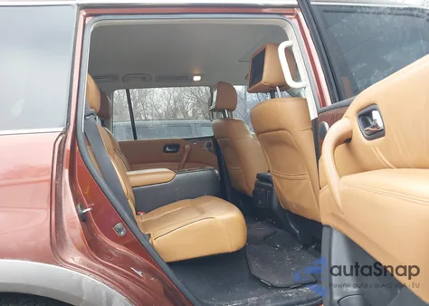 2017 Nissan Armada Platinum z USA, uszkodzony, nr VIN JN8AY2NE9H9705355
